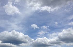 Blick in die Wolken